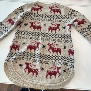 Shineflow 
Nordic Reindeer Tunic Sweater in medium